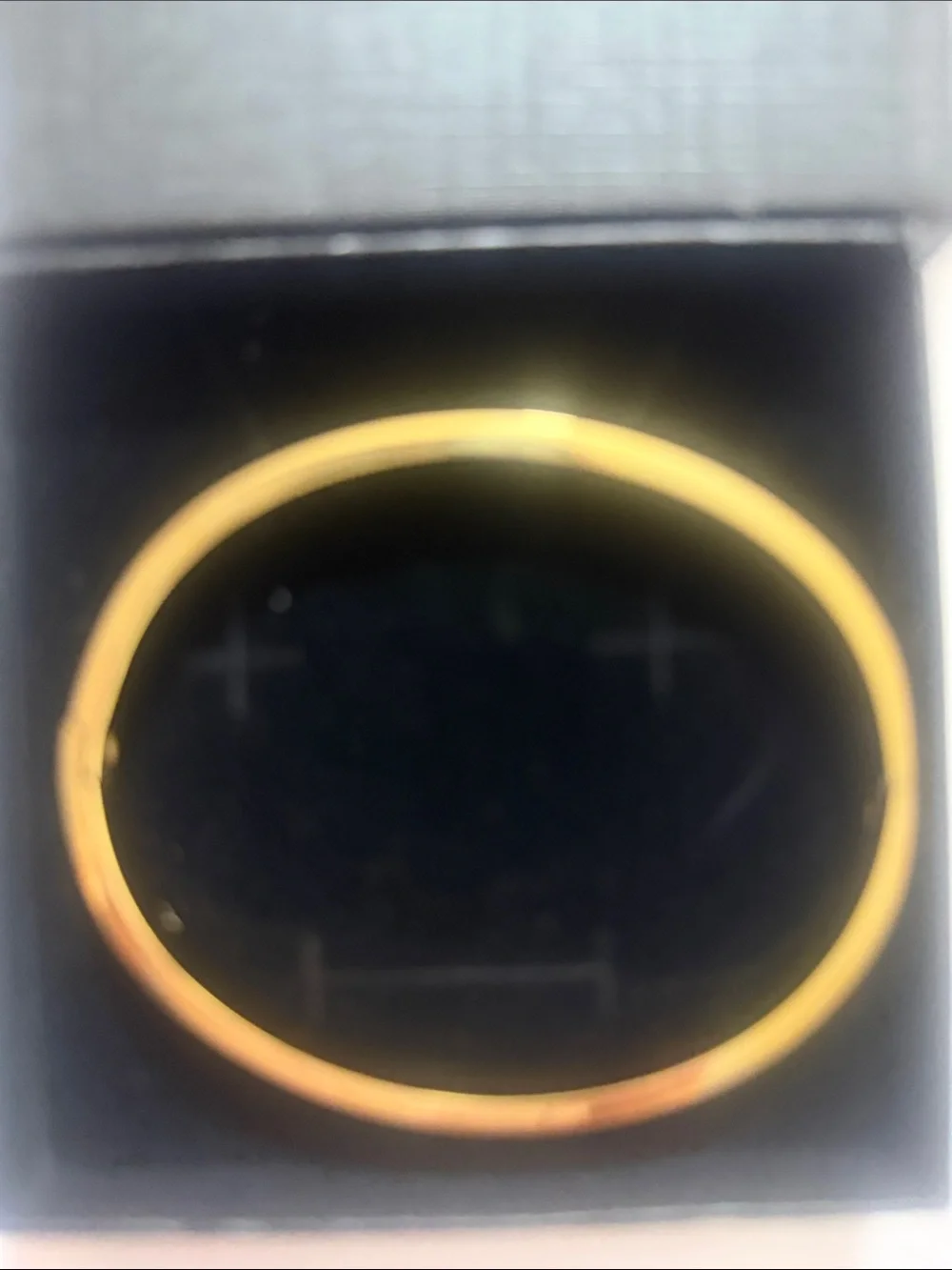 Gold Bangle Bracelet - Picture 3 of 4